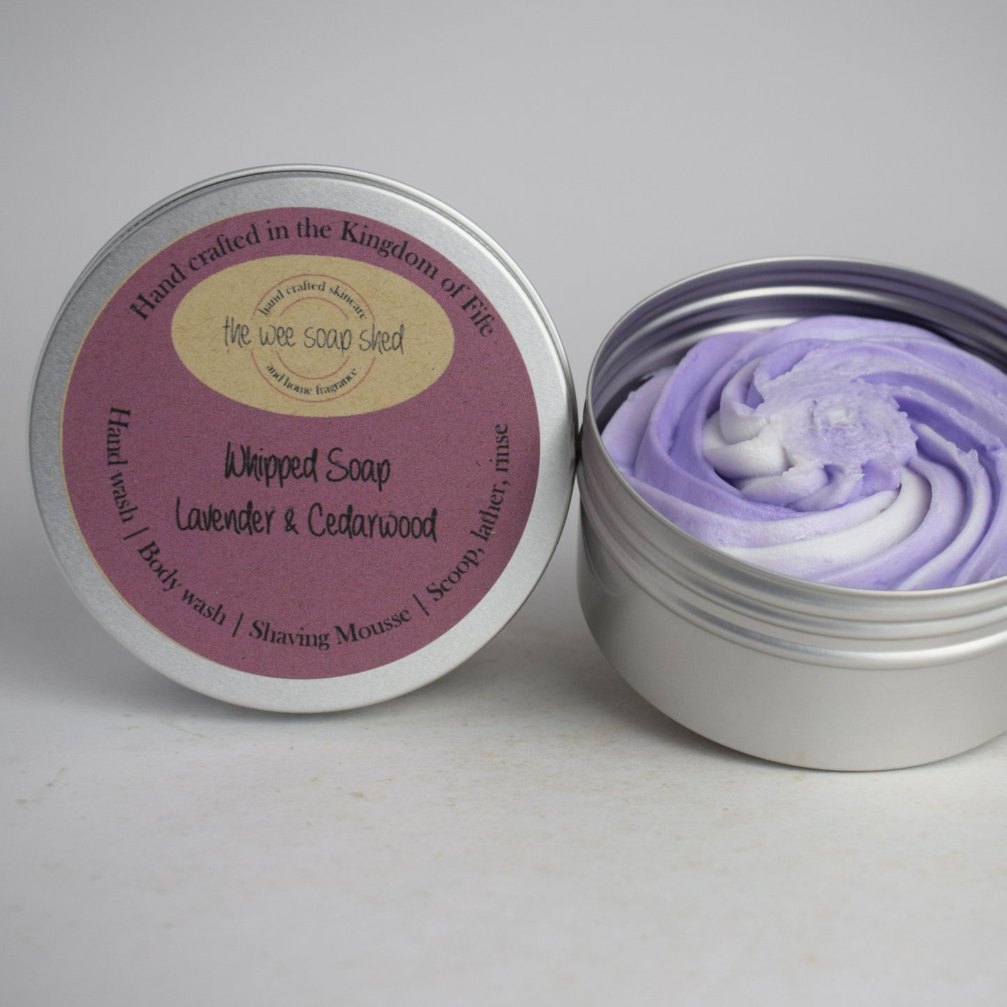The Wee Soap Shed Lavender & Cedarwood Whipped Soap