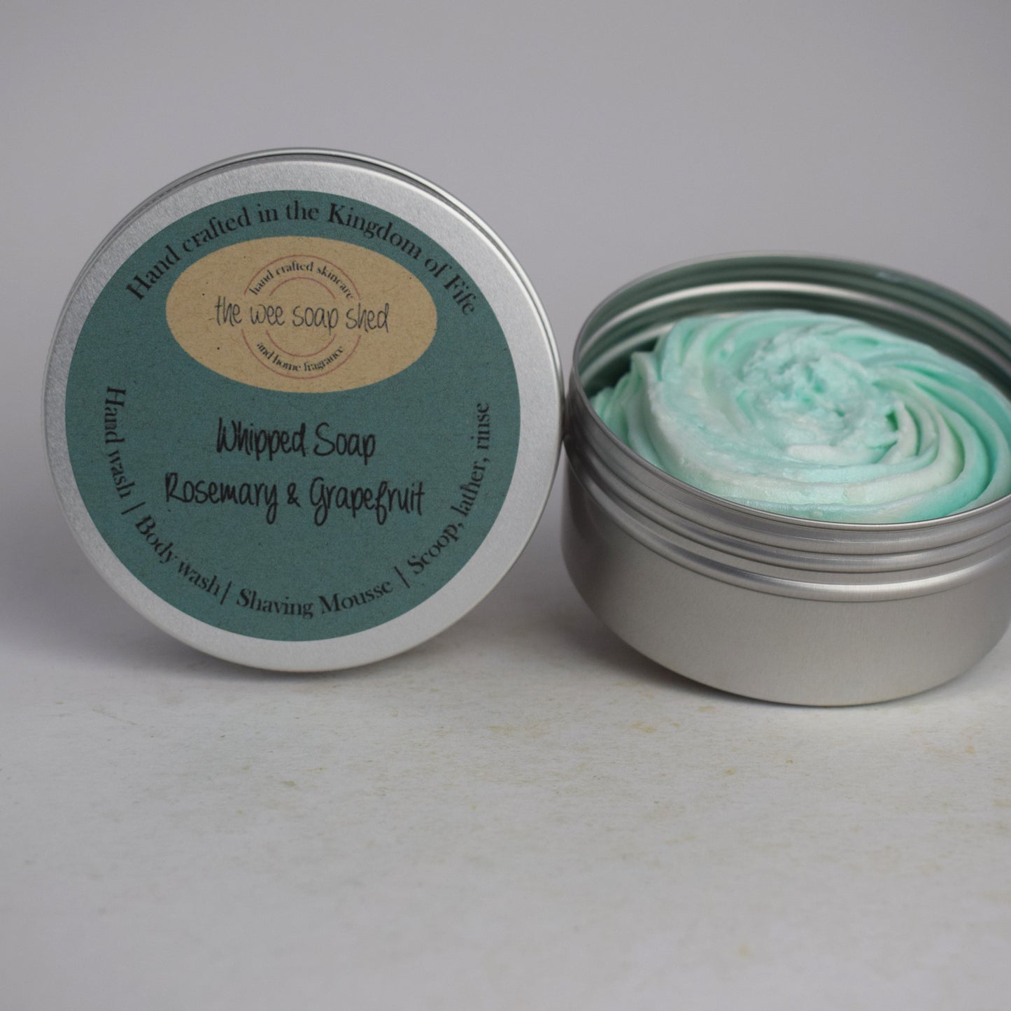 The Wee Soap Shed Rosemary & Cedarwood Whipped Soap