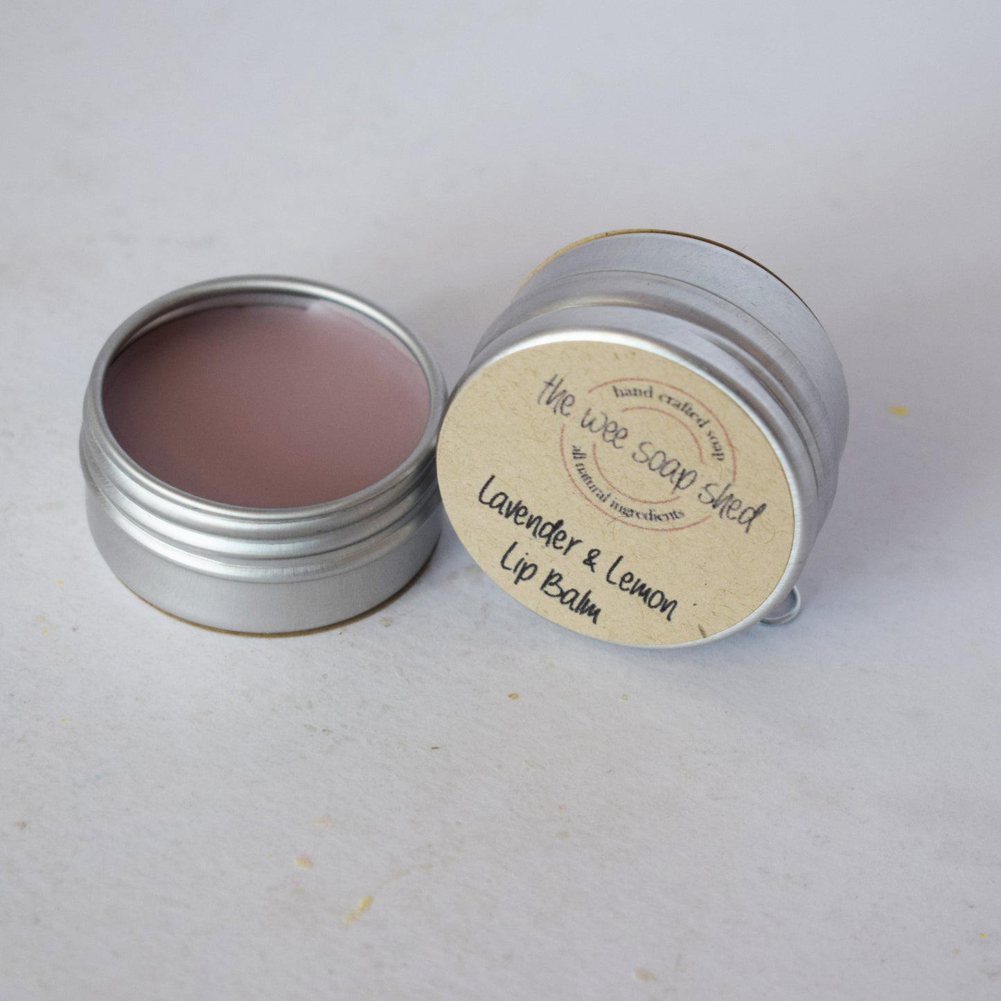 Lavender & Lemon Lip Balm with cocoa butter