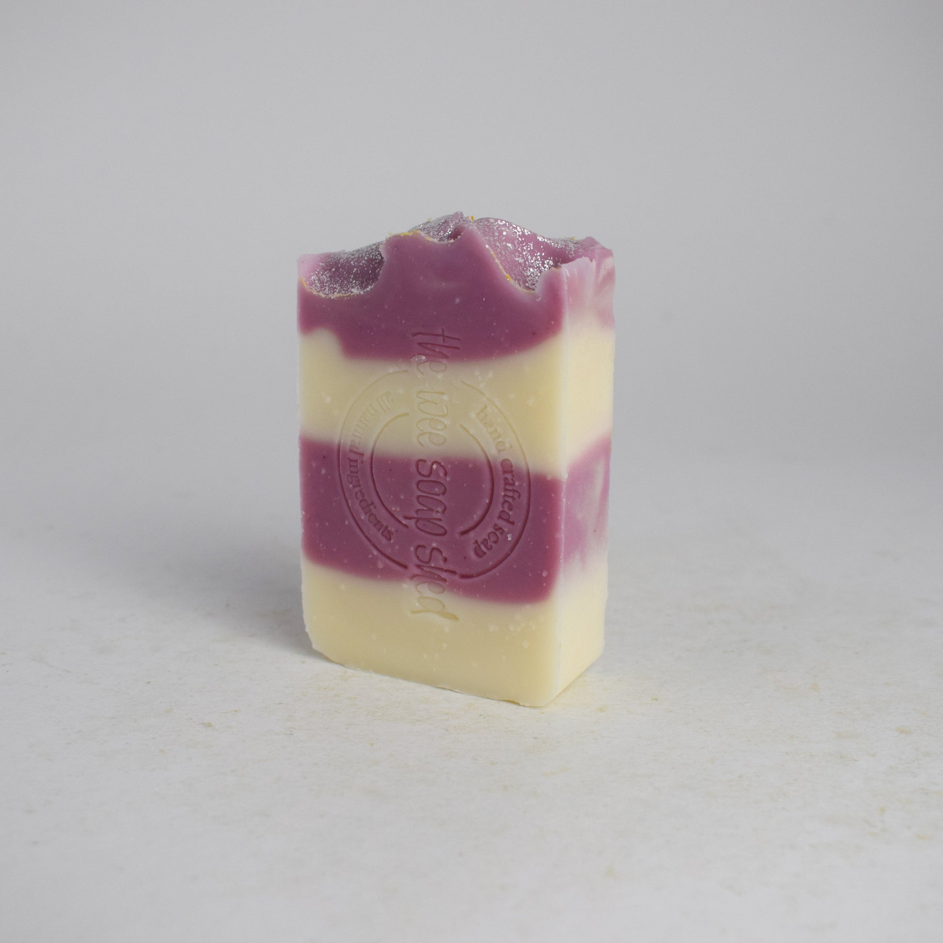 The Wee Soap Shed Candy Cane Tallow Soap Bar