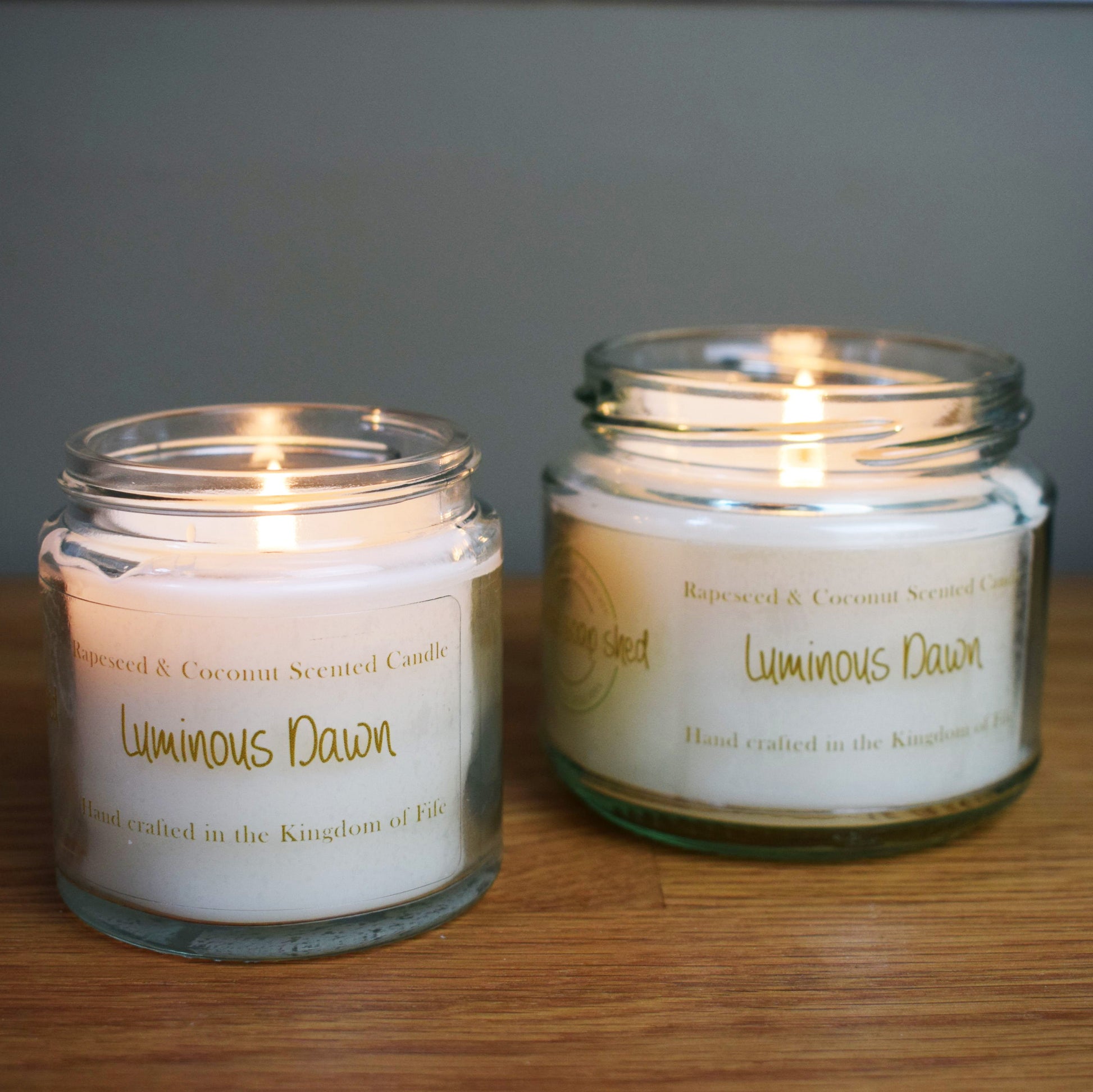 The Wee Soap Shed Luminous Dawn Scented Candles