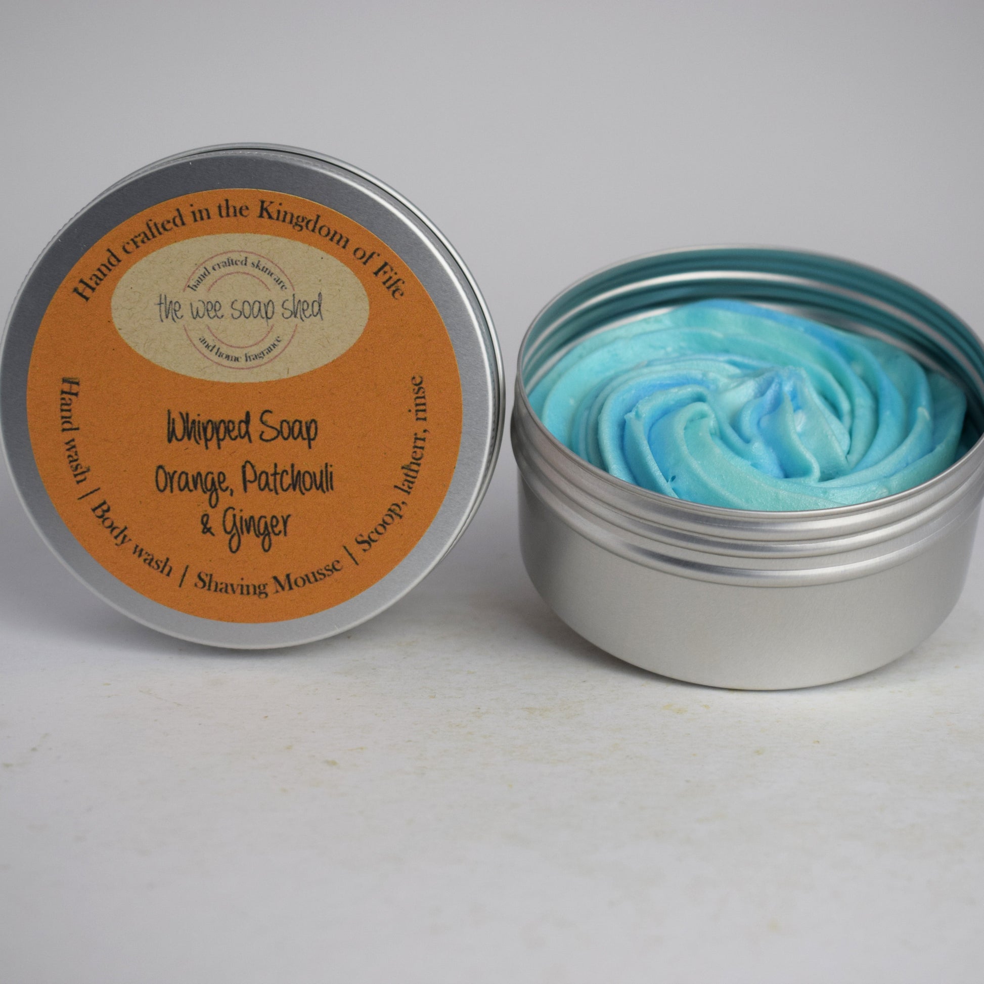 The Wee Soap Shed, Orange, Patchouli & Ginger Whipped Soap