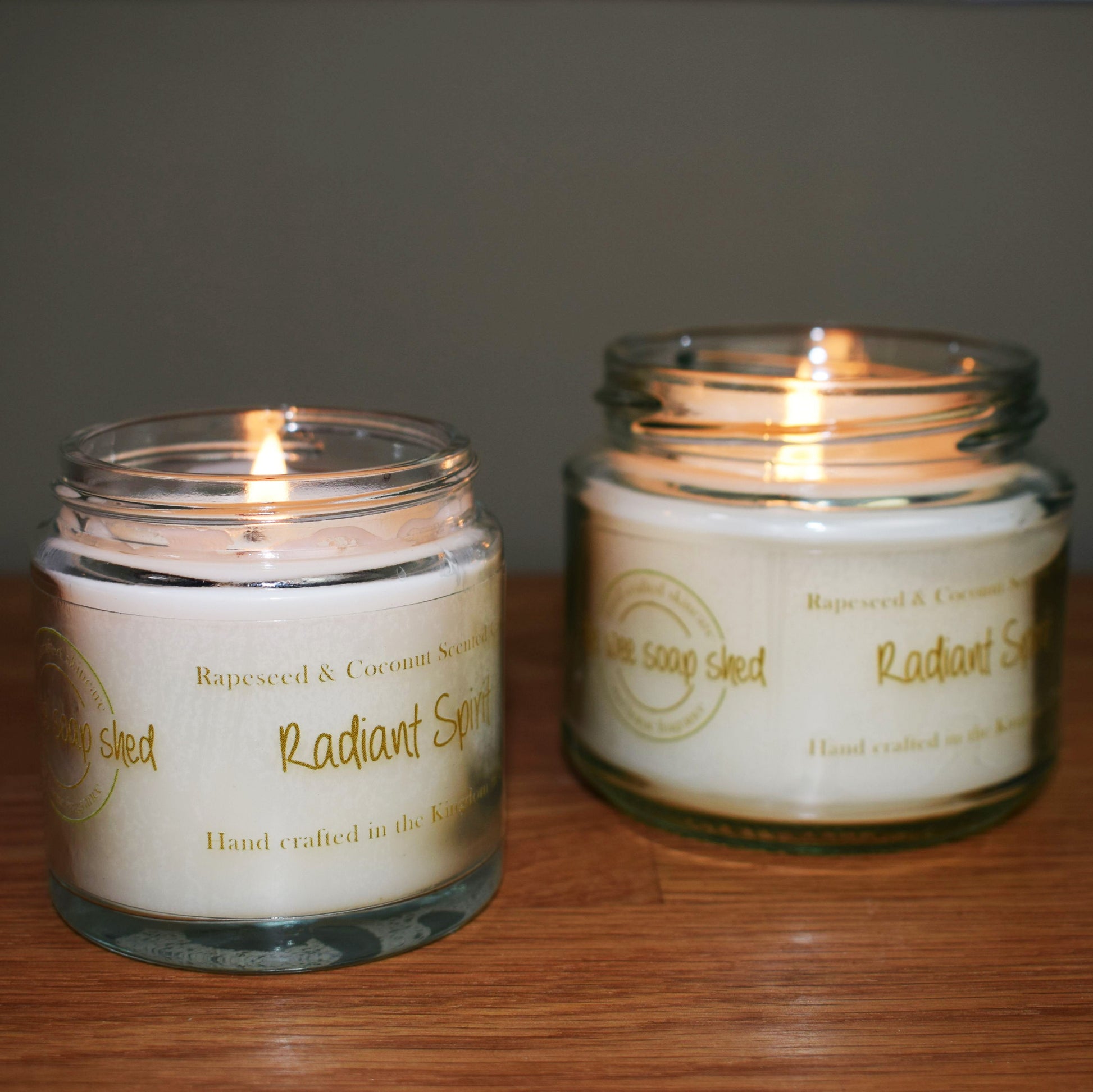 The Wee Soap Shed Radiant Spirit Scented Candles
