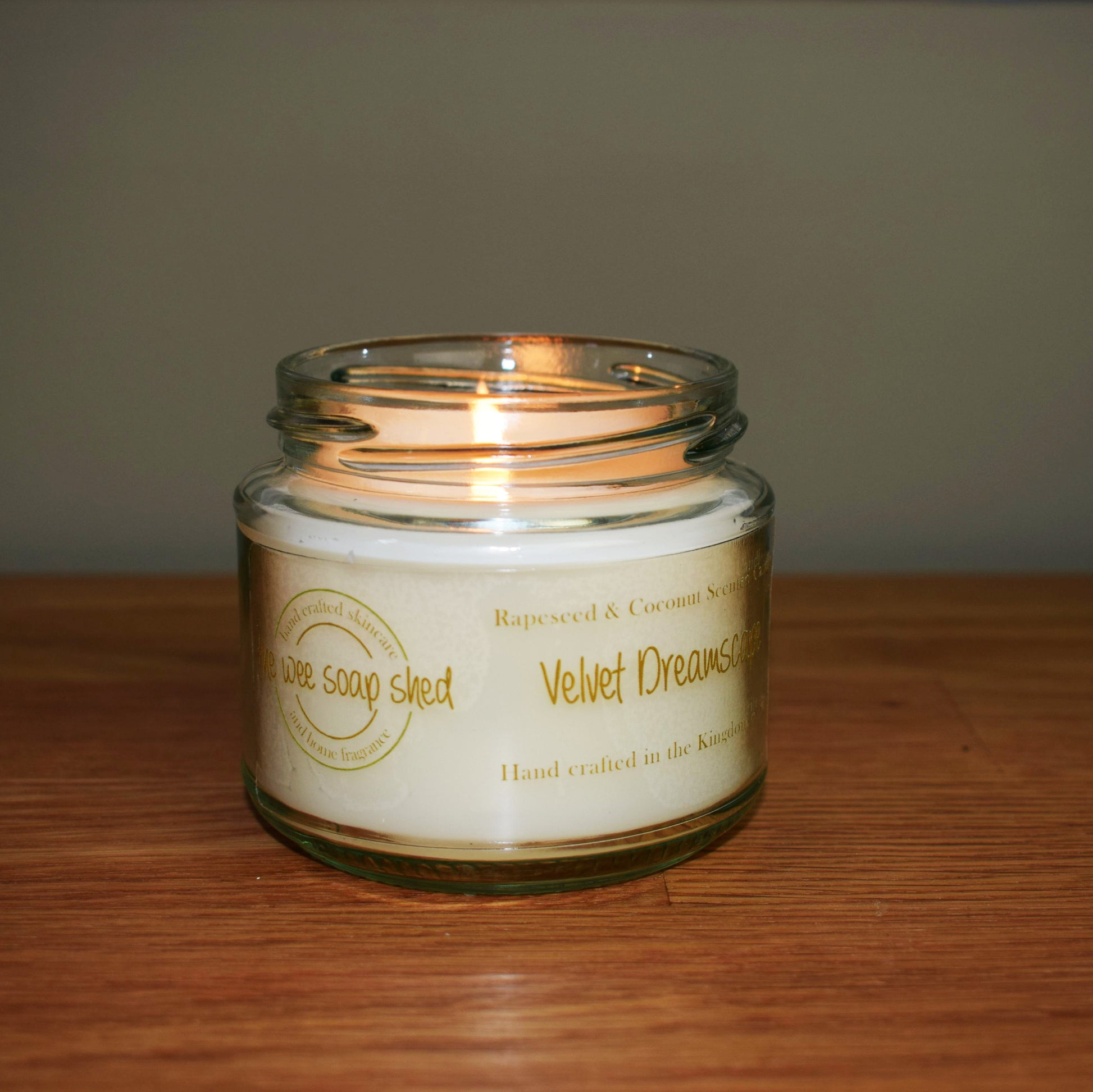 The Wee Soap Shed Velvet Dreamscape 165g Scented Candle