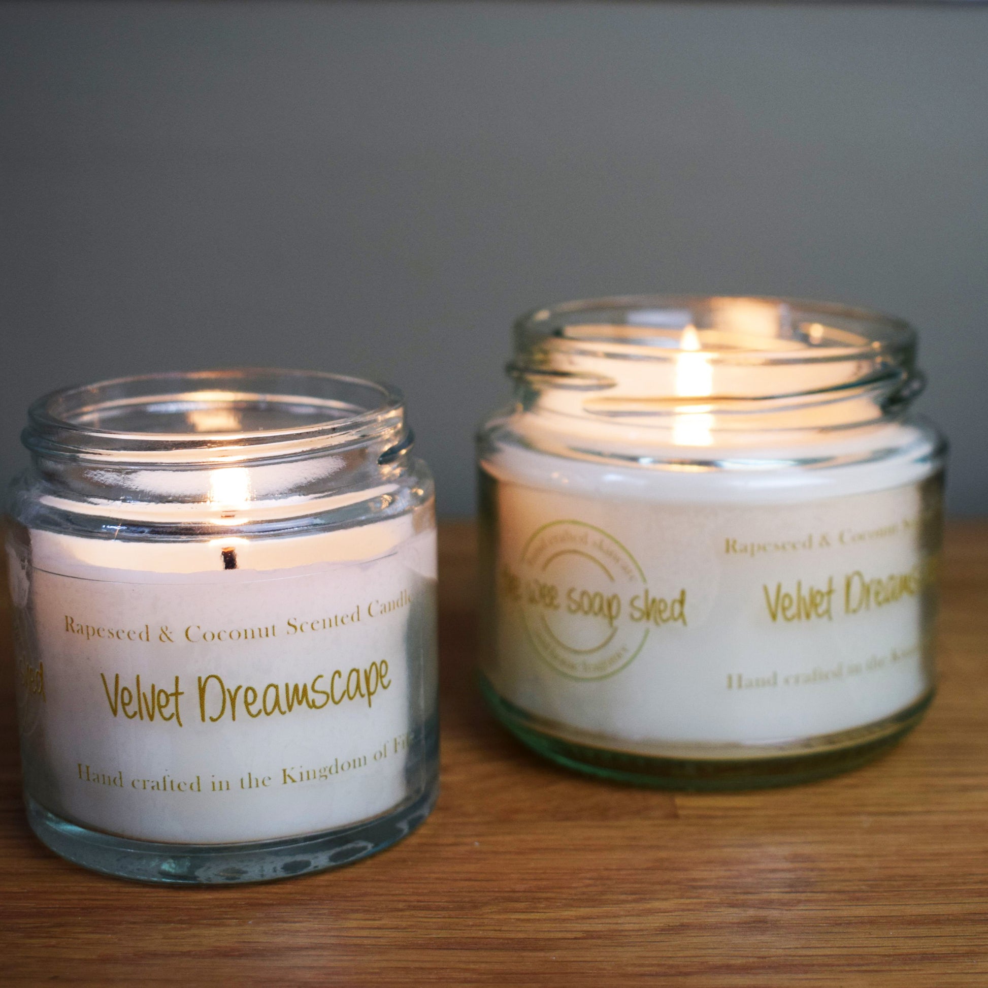 The Wee Soap Shed Velvet Dreamscape Scented Candles