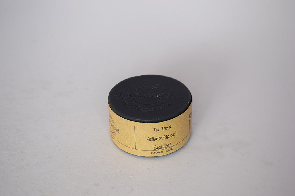 The Wee Soap Shed Tea Tree & Activated Charcoal Shave Bar
