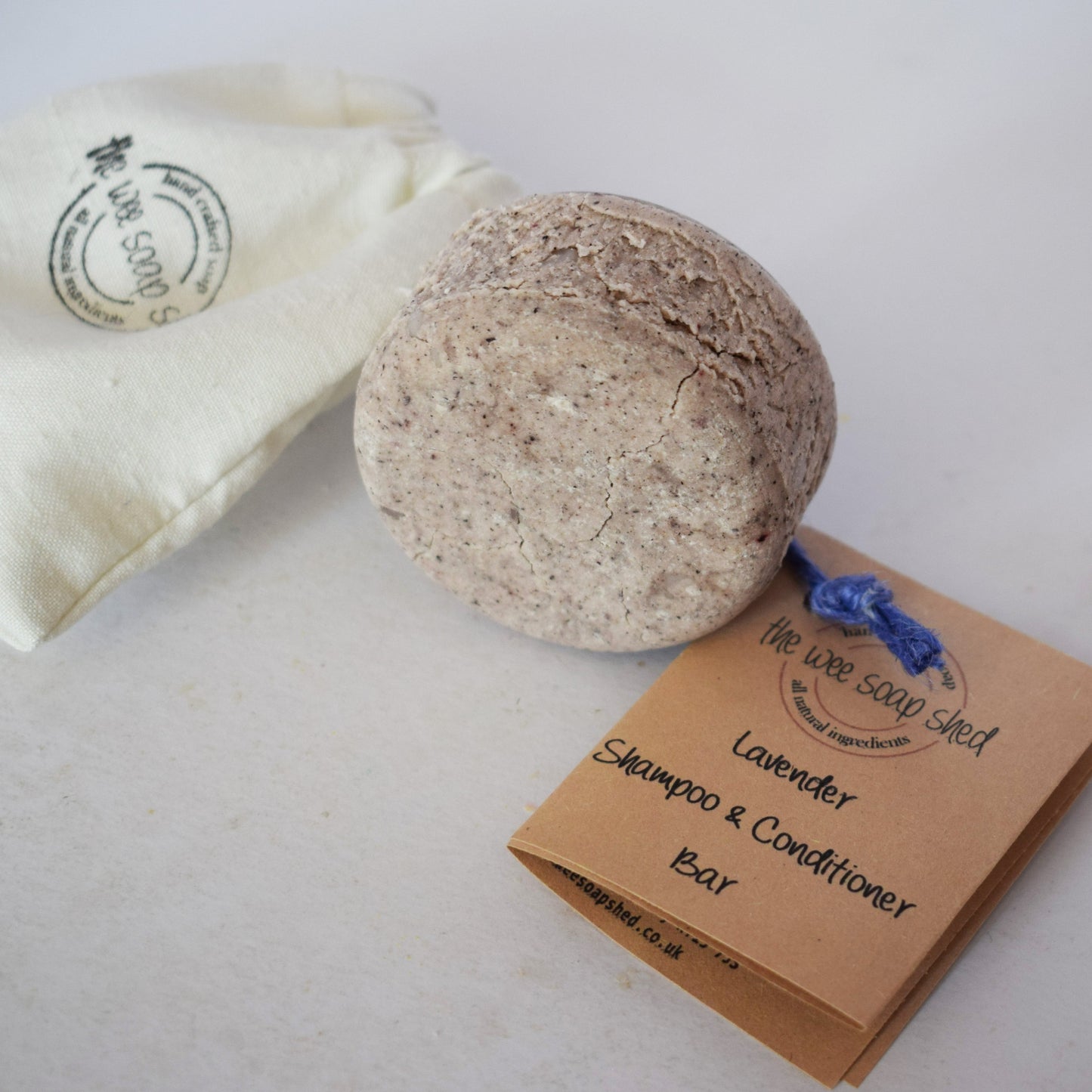 The Wee Soap Shed Lavender Shampoo & Conditioner Bar