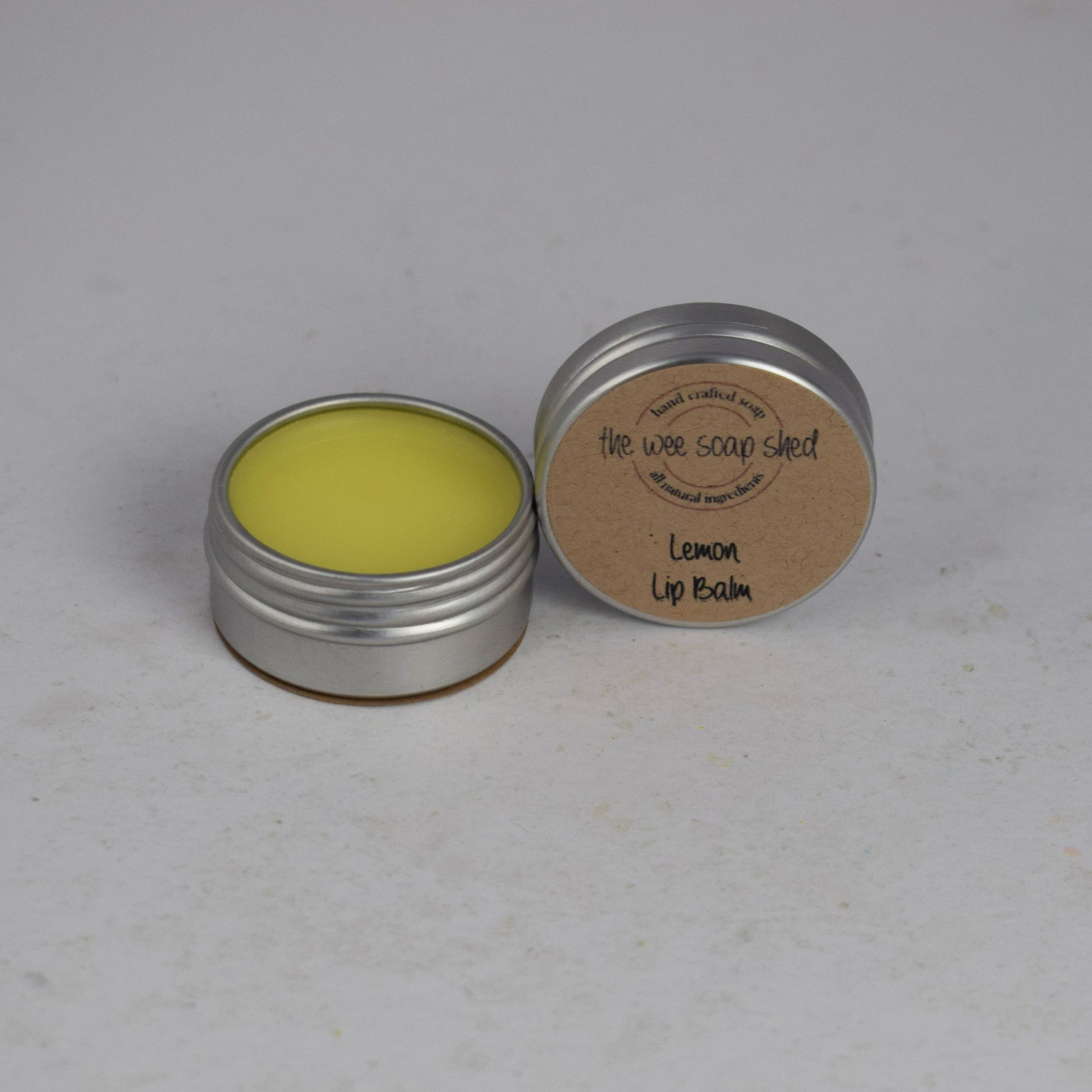 Lemon Lip Balm with cocoa butter