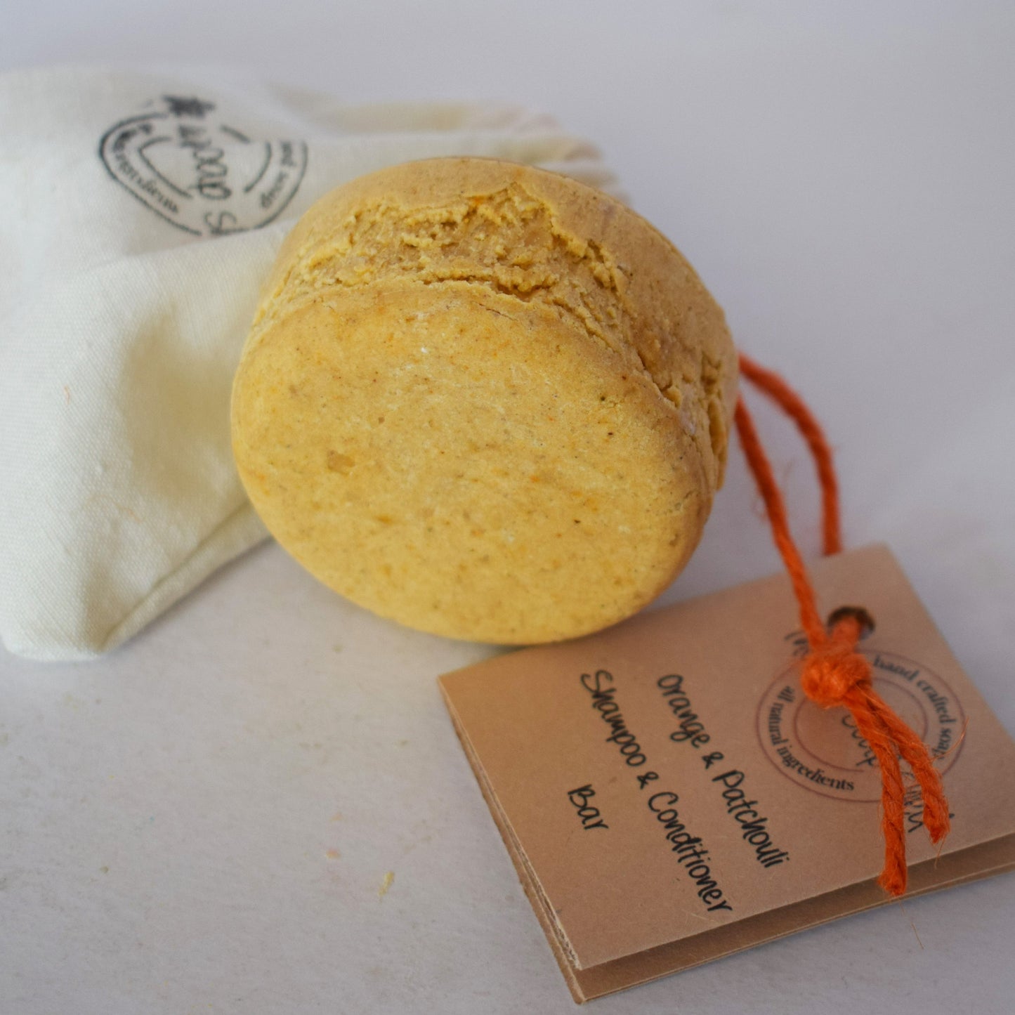 The Wee Soap Shed Orange & Patchouli Shampoo & Conditioner Bar