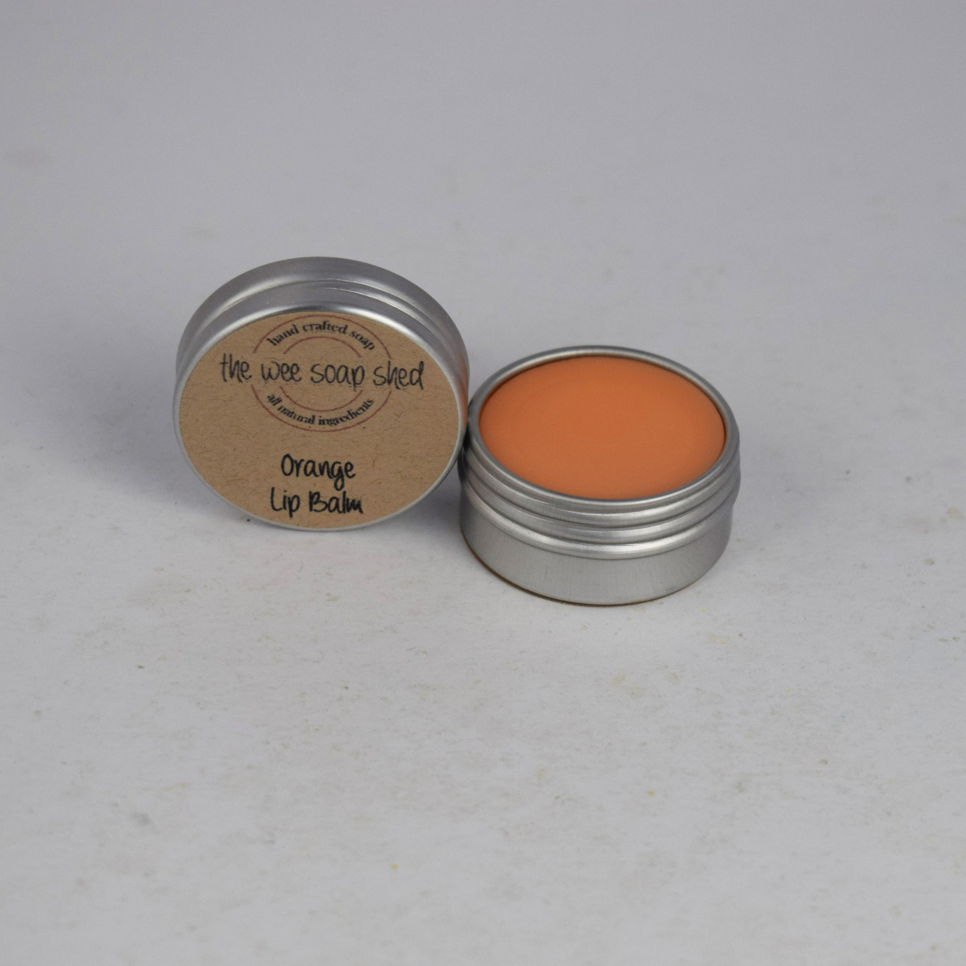 Orange Lip Balm with cocoa butter