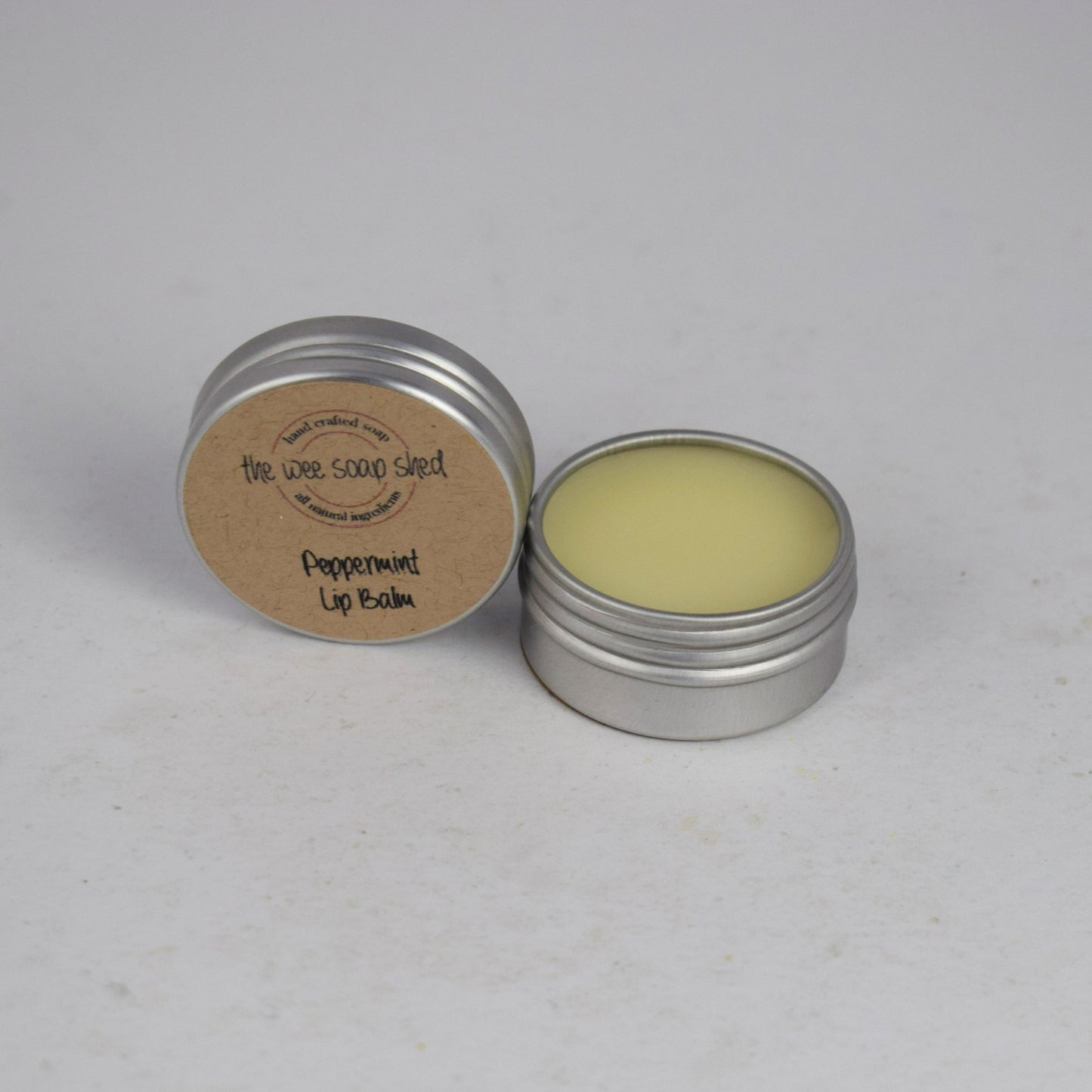 Peppermint Lip Balm with cocoa butter