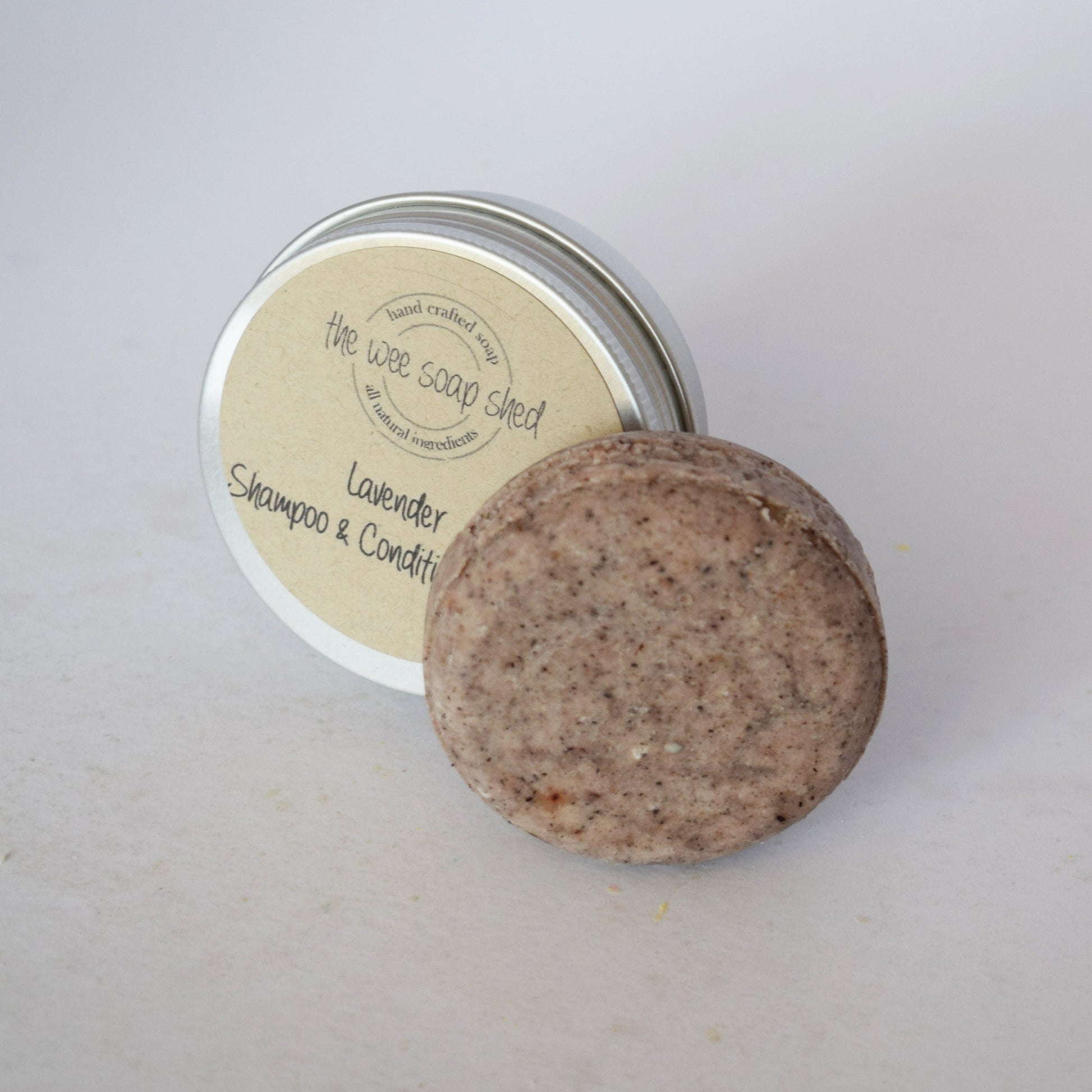 The Wee Soap Shed Lavender Shampoo & Conditioner Bar